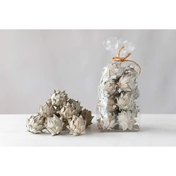 Natural Palm Leaf Artichokes - Unique Home Decor