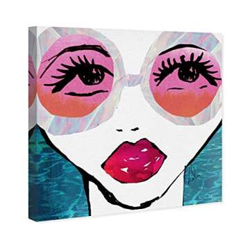 The Oliver Gal Artist Co. Fashion and Glam Wall Art Canvas Prints 'Ready for The Water' Home Décor,...