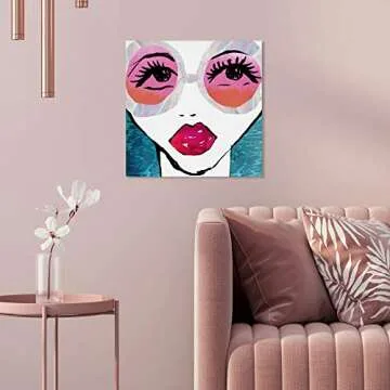 Oliver Gal Glam Wall Art Canvas Print 'Ready for Water' 12x12