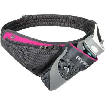 PYFK Running Belt with Water Bottle Holder for Runners