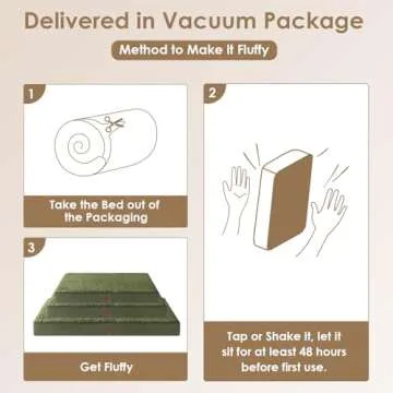 EHEYCIGA Orthopedic Dog Bed for Large Dogs - 36x27