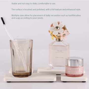 NiuYichee Absorbent Diatomite Coasters for Modern Homes