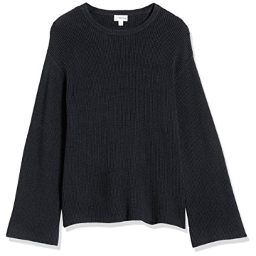 The Drop Women's Alice Crewneck Pullover Sweater Black