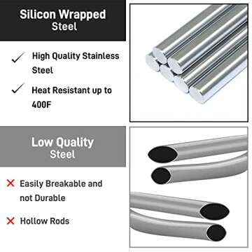 Bellemain Over Sink Drying Rack - Collapsible Space Saving Roll Up Sink Rack, Over The Sink Dish Drying Rack for Kitchen Sink - Foldable Stainless Steel & Silicone Dish Drainer, (Black, Medium)