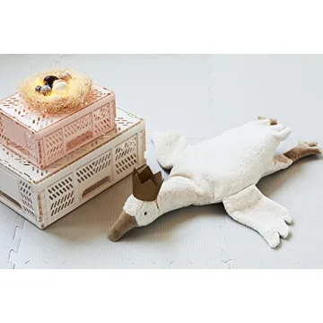 Stylish 3 Sprouts Eco-Friendly Storage Crate - Cream