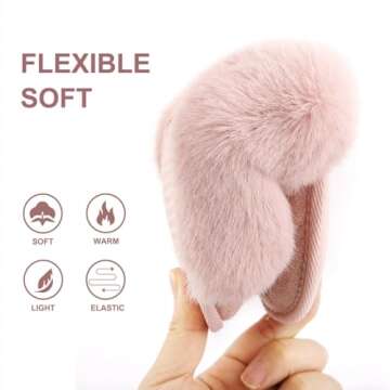 Aivanart Bride Bridesmaids Wedding Slippers Bride to Be Gifts for Bridal Shower Bachelorette Gifts For Party Engagement,I Do Crew Slippers Comfy Cozy Open Toe Shoes Women