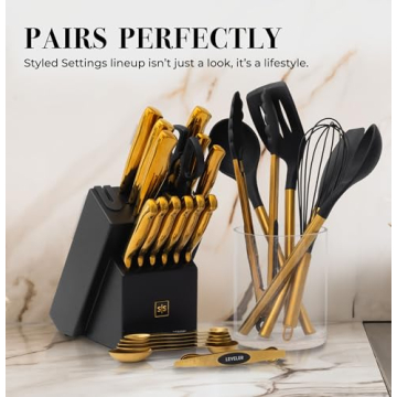 Stylish Gold Magnetic Measuring Spoons Set for Precision Cooking