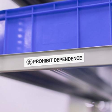 Durable 8-Pack TZ-251 Label Tape for Brother Label Makers