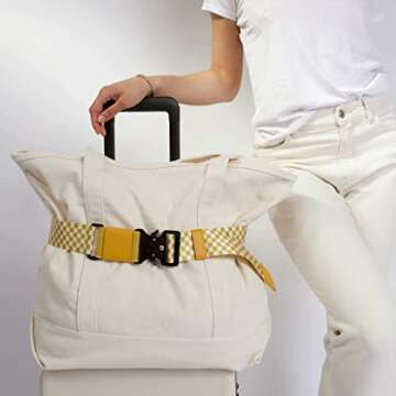 The Original Cincha Travel Belt for Luggage - Add a Bag Luggage Strap for Carry On Bag - Airport Tra...