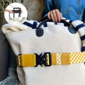 The Original Cincha Travel Belt for Luggage - Add a Bag Luggage Strap for Carry On Bag - Airport Travel Accessories for Women & Men - As Seen on Shark Tank