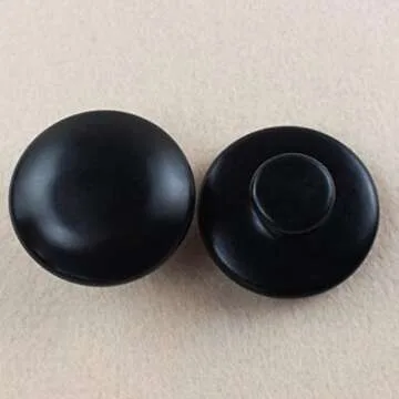 Healifty 2pcs Hot Stones Mushroom Shaped Massage Stones Warmer Natural Lava Basalt Hot Rock Guasha T...
