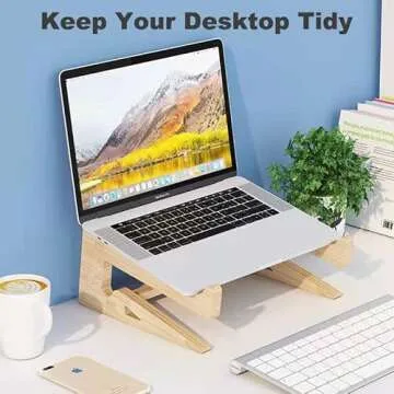 Ergonomic Thibault Laptop Stand for Desk - Stylish & Affordable
