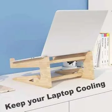 Ergonomic Thibault Laptop Stand for Desk - Stylish & Affordable