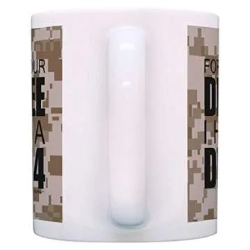 ThisWear Military Retirement Gift Forget Your Degree I Have a DD-214 Veteran Gift 11oz Ceramic Coffe...