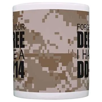 ThisWear Veteran Mug for Retirement Gift 11oz Ceramic Coffee Mug