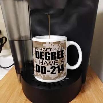 ThisWear Veteran Mug for Retirement Gift 11oz Ceramic Coffee Mug