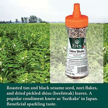 Eden Shake Furikake: Japanese Rice Seasoning for Health Lovers