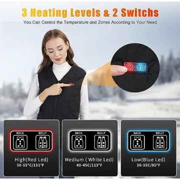 Rrtizan Heating Vest with Battery Pack for Winter Outdoor Use