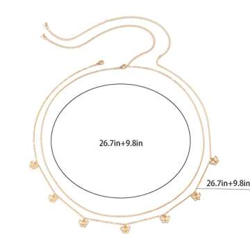 Layered Beaded Waist Chains for Women - Beach Jewelry