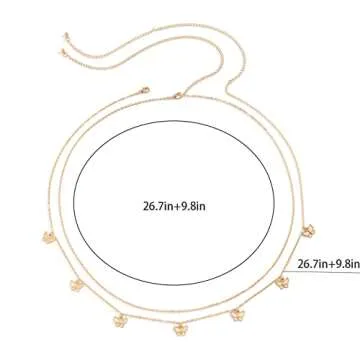 Layered Beaded Waist Chains for Women - Beach Jewelry