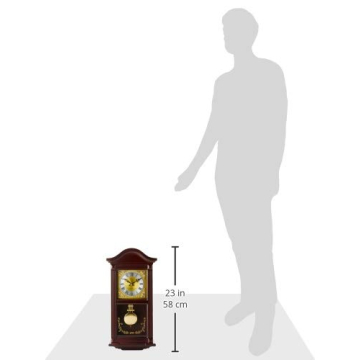 Elegant Bedford Clock Collection Wall Clock with Chimes