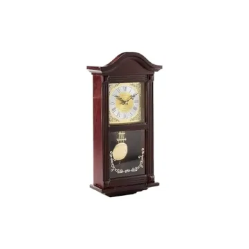 Elegant Bedford Clock Collection Wall Clock with Chimes