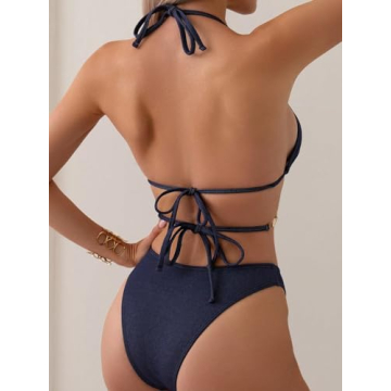 COZYEASE Adjustable Women's Bikini Set for Summer Fun