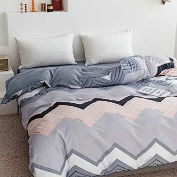 VClife King Duvet Cover Premium Cotton Bedding Set