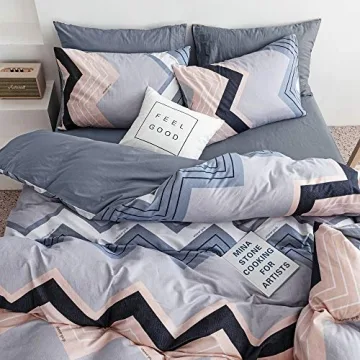 VClife King Duvet Cover Premium Cotton Bedding Set