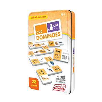 Junior Learning CVC Match & Learn Dominoes