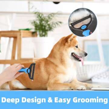 JASWELL Safe Grooming Tool for Dogs & Cats - No More Mats