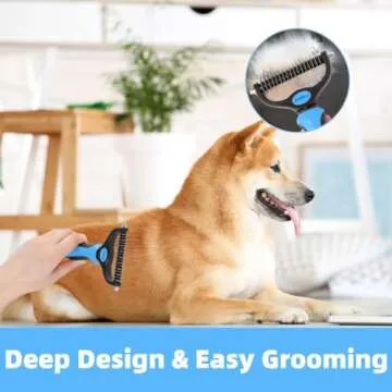 JASWELL Safe Grooming Tool for Dogs & Cats - No More Mats