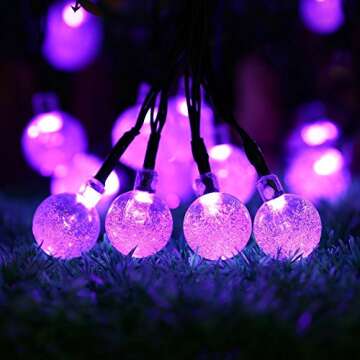 Solar Fairy String Lights for Outdoor & Home Decor