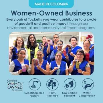 Tucketts Toeless Yoga Socks for Women | Eco-Friendly Grip Socks