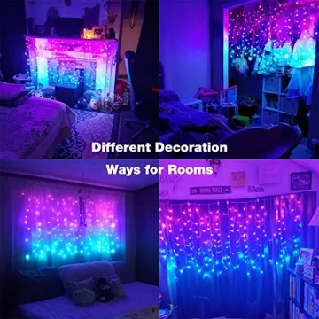 Bolylight Curtain Lights - Multicolor 192 LED For Rooms
