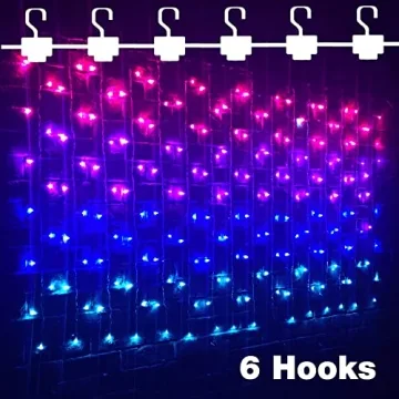 Bolylight Curtain Lights - Multicolor 192 LED For Rooms