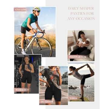 FeelinGirl High Waist Body Shaper Shorts for Women