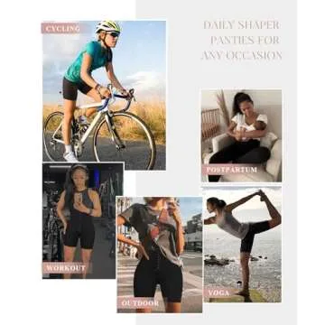 FeelinGirl High Waist Body Shaper Shorts for Women