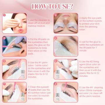 SUPGUDER Lash Lift Kit for Beautiful Eyelash Curling