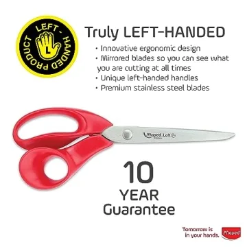 Maped Expert Left-Handed Scissors - Ergonomic & Durable