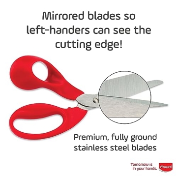 Maped Expert Left-Handed Scissors - Ergonomic & Durable