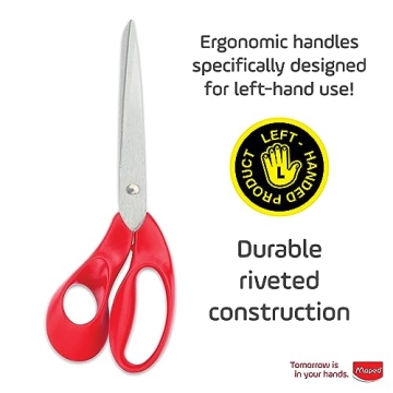 Maped Expert Left-Handed Scissors - Ergonomic & Durable