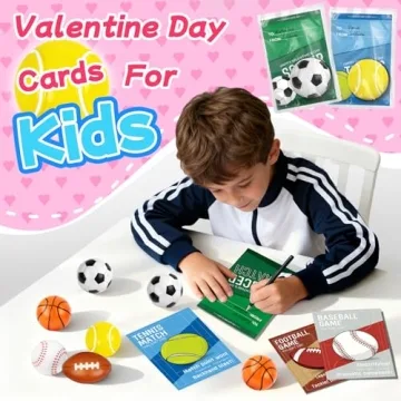 30 Pcs Mini Sport Stress Balls for Kids Valentines Day