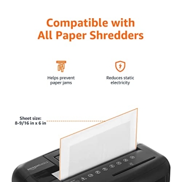 Amazon Basics 8 Sheet Cross Cut Shredder with 4.1 Gallon Bin