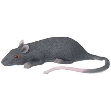 Oasis Supply Mouse Lifelike Rubber Gag - Perfect for Pranks and Halloween!