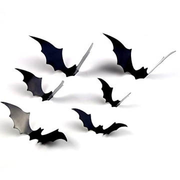 120 Pcs 3D Bat Decor for Spooky Room or Home