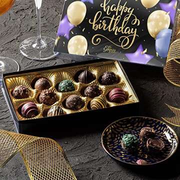 Buy Gourmet Birthday Chocolates - Assorted Truffles Box