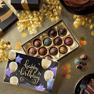Buy Gourmet Birthday Chocolates - Assorted Truffles Box