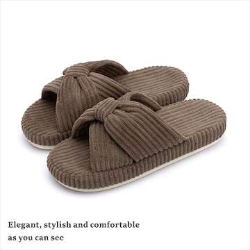 Chantomoo Stylish Memory Foam Slippers for Women