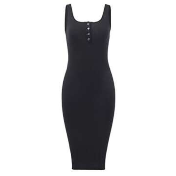 Stylish Cotton Scoop Neck Bodycon Maternity Dress